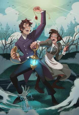 Adventurer Mage Fanart by Doodlediscovery